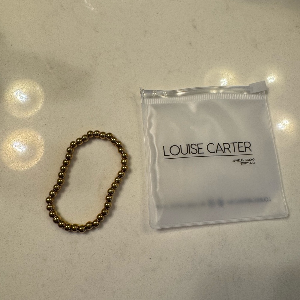 Louise Carter Caicos Beaded Bracelet in Gold